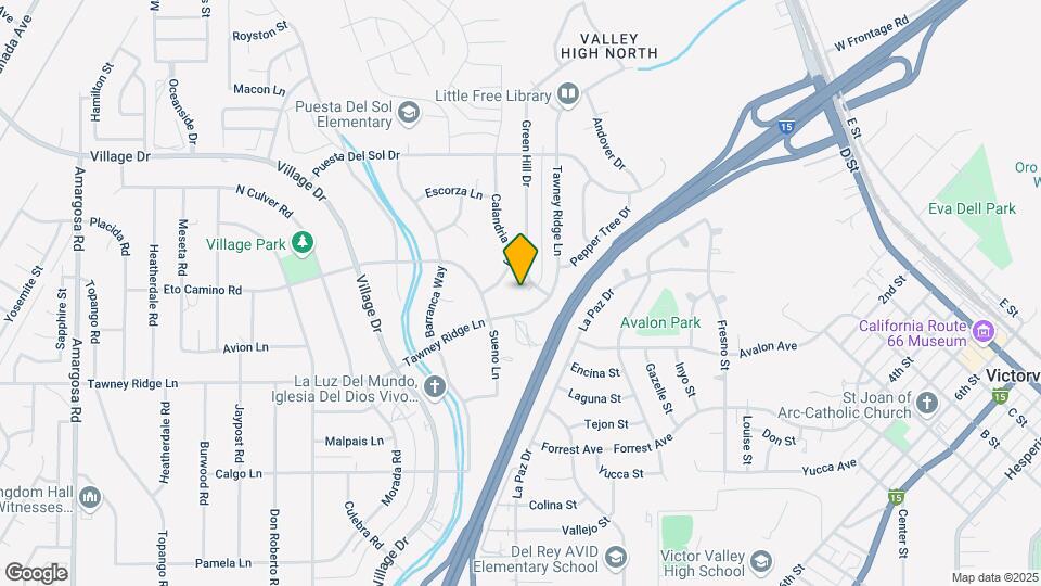 15862 Green Hill Dr Map and Location Details