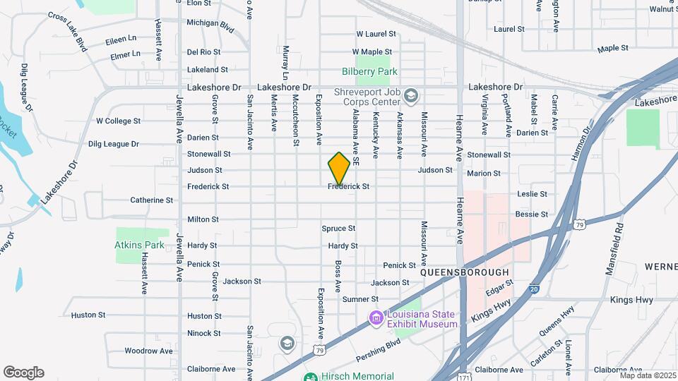 3131 Frederick St Map and Location Details