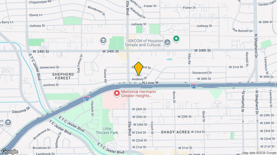 1506 Ansbury Dr Map and Location Details