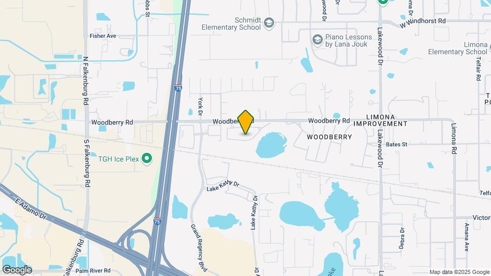 2435 Lake Woodberry Cir Map and Location Details