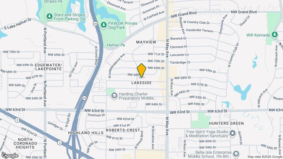 3025 NW 67th St Map and Location Details