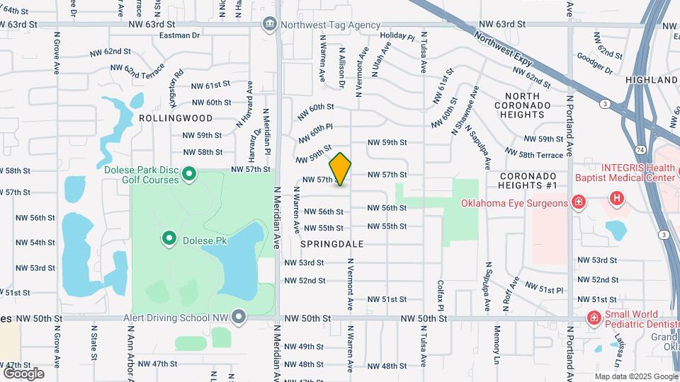 4309 NW 56th Terrace Map and Location Details