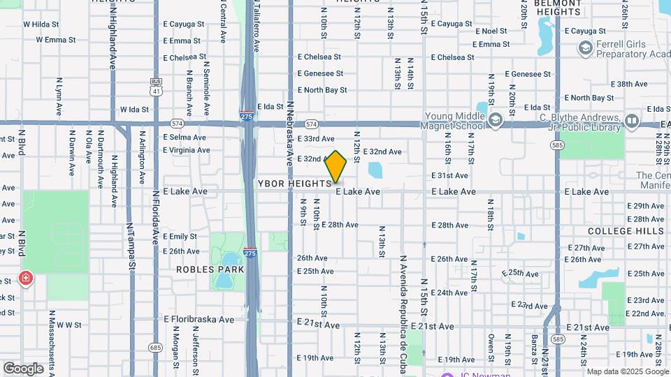 1014 E Lake Ave Map and Location Details