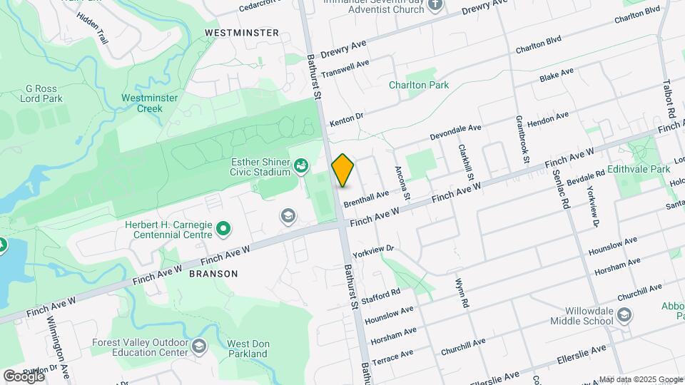 4979 Bathurst Street Apartments Map and Location Details