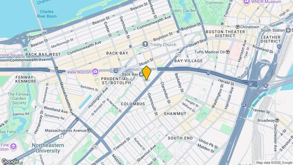 109 Dartmouth St Mapa y Detalles de la Ubicación