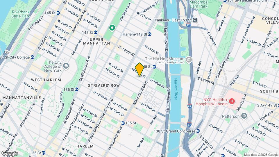 125 W 142nd St Map and Location Details