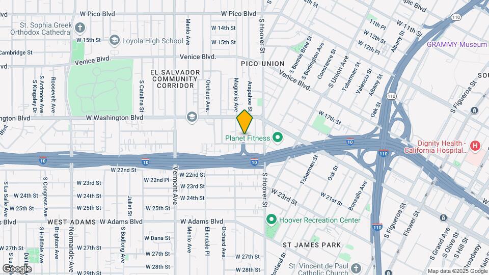 1353-1363 W 20th St Mapa y Detalles de la Ubicación