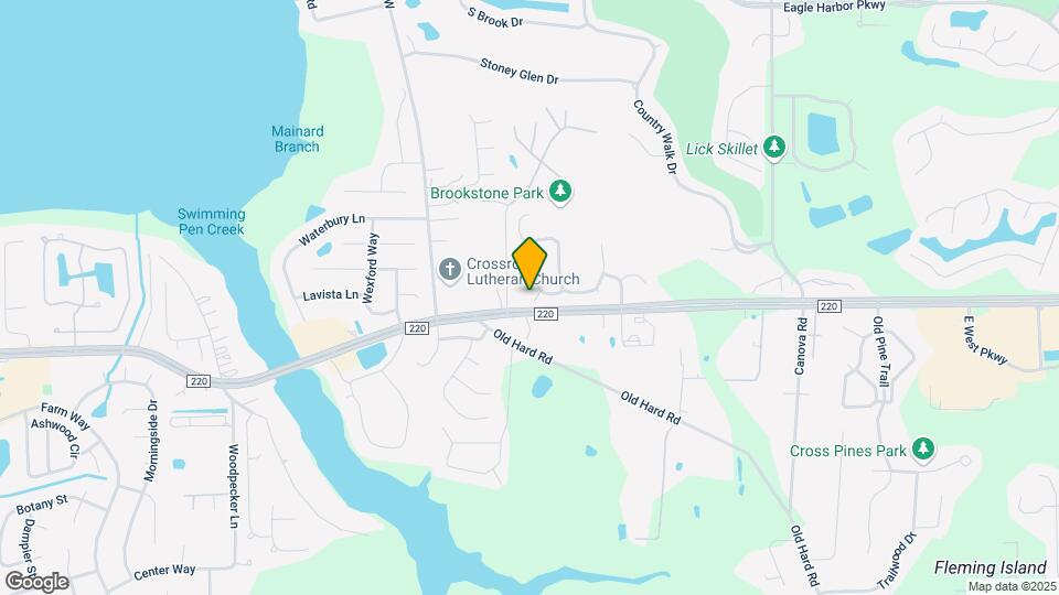 1904 Lake Forest Ln Map and Location Details
