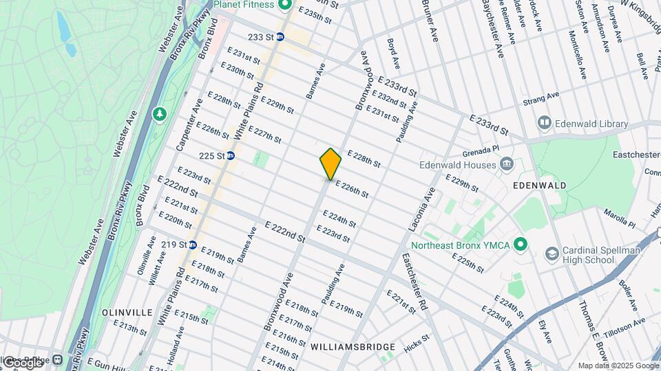 3988 Bronxwood Ave Map and Location Details