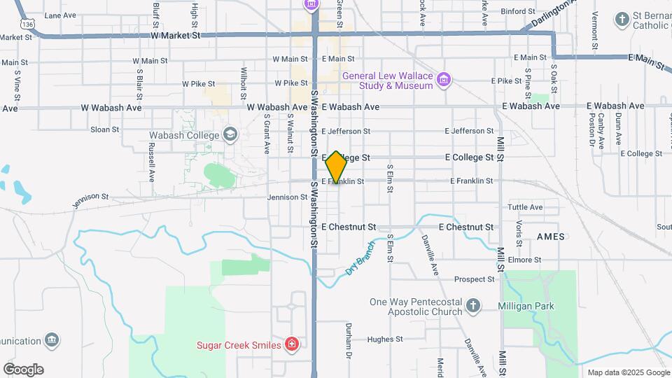 607 S Green St Map and Location Details