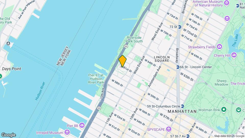 400 W 61st St Map and Location Details