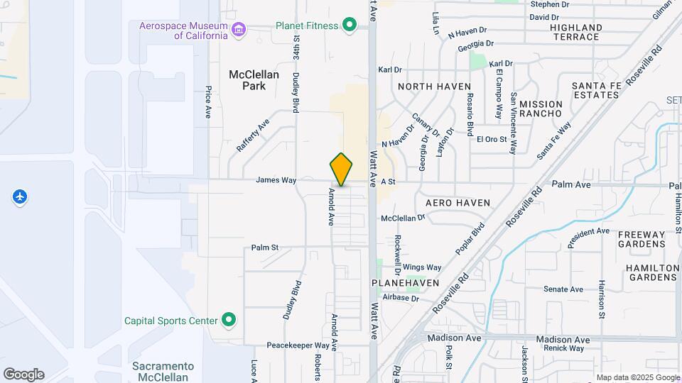 DeCa West McClellan Commissaries - Bldg 924 Map and Location Details