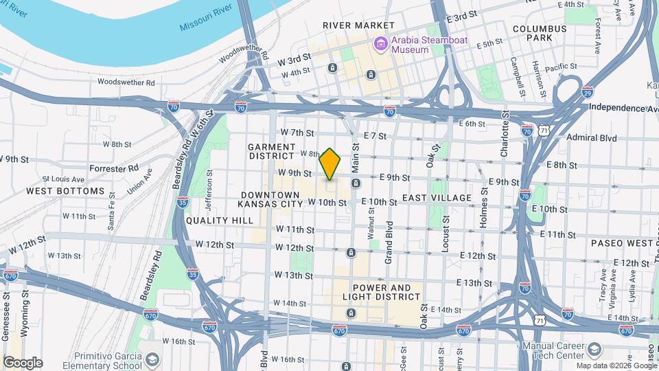 912 Baltimore Ave, Unit 901 Map and Location Details