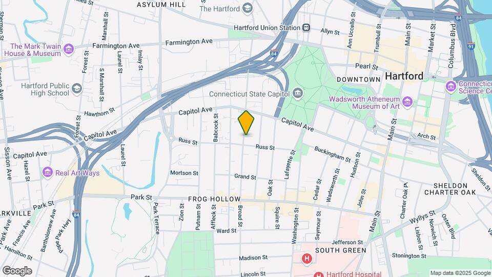 556 Broad St Map and Location Details