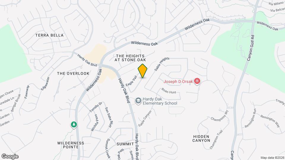 166 Red Hawk Ridge Map and Location Details