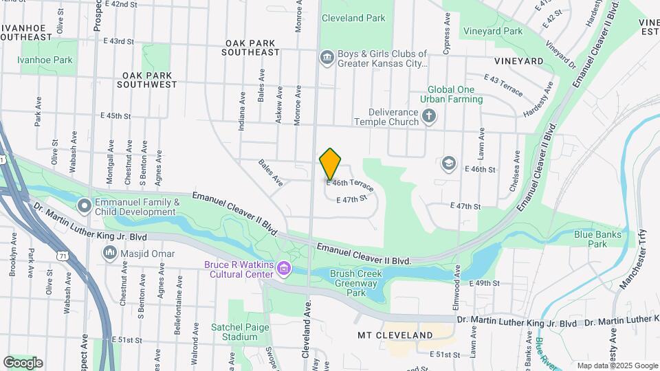 4621 Mersington Ave Map and Location Details