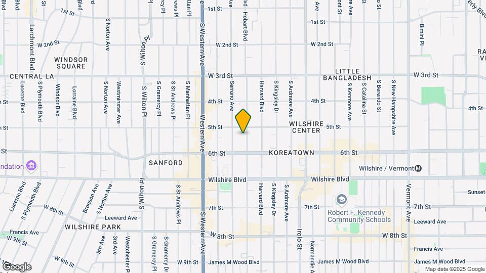 521 S Hobart Blvd Mapa y Detalles de la Ubicación