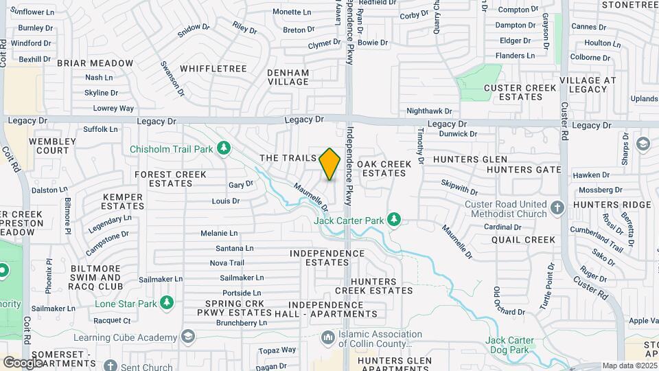 6809 Saddletree Trail Map and Location Details