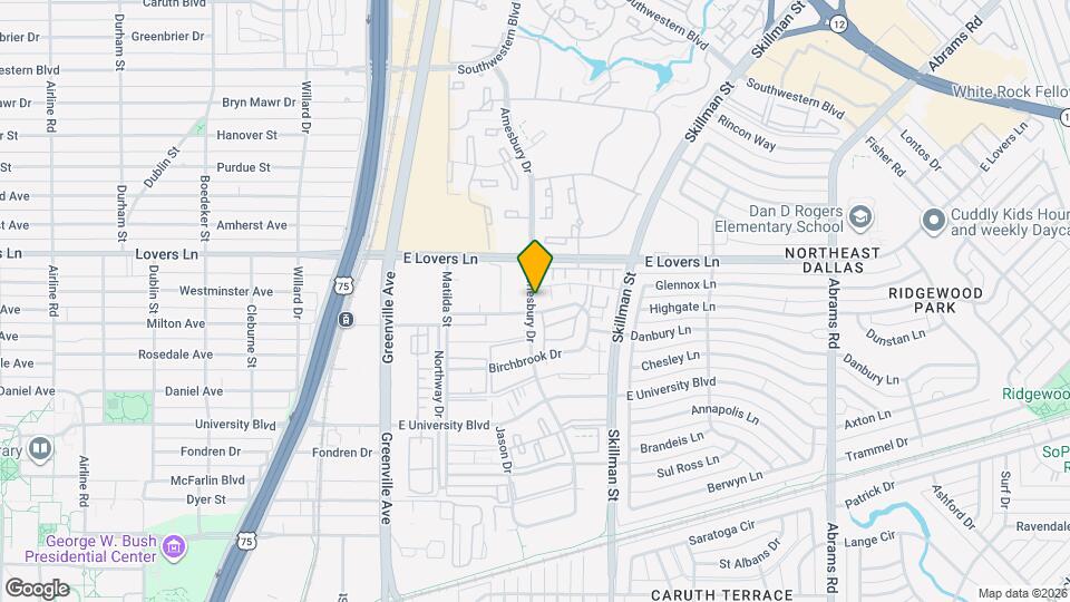 5150 Amesbury Dr Map and Location Details