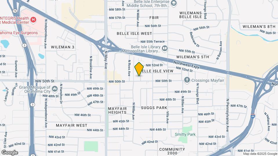 5107 N Miller Pl Map and Location Details