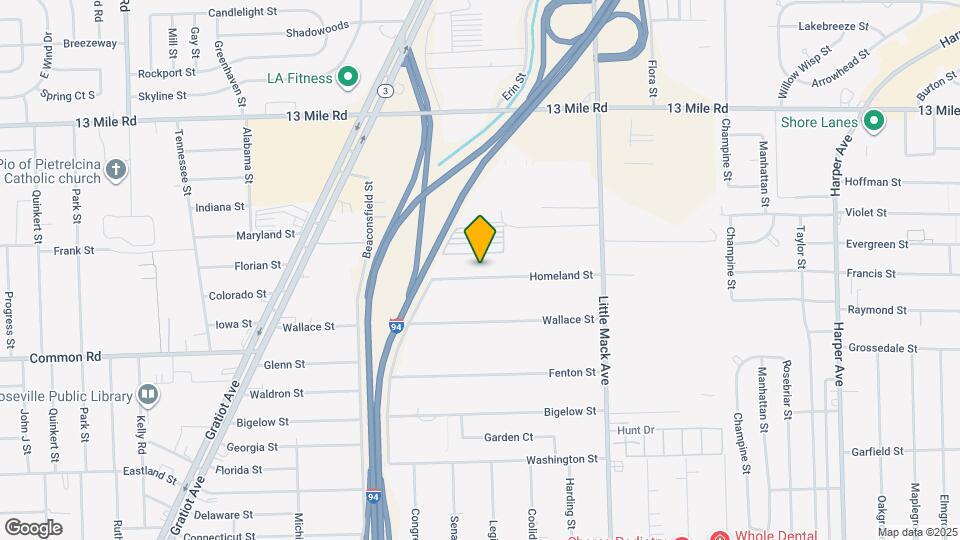 20053 Homeland St Map and Location Details