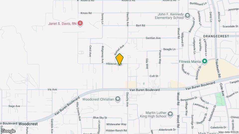 18431 Hibiscus Ave Map and Location Details