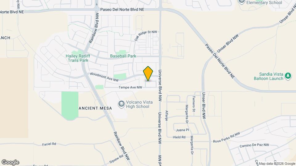 6732 Oro Valley Rd NW Map and Location Details