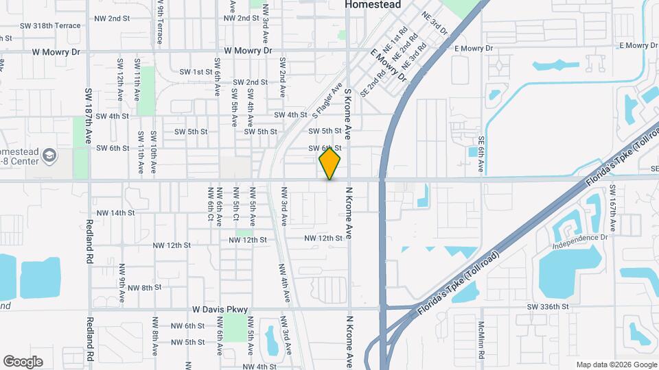 1635 NW 1st Ave Map and Location Details