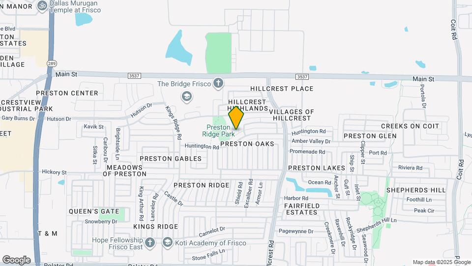 8500 Timber Crest Ct Map and Location Details