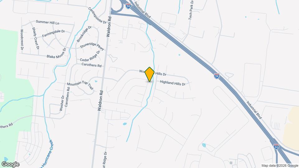 811 Briargrove Dr Map and Location Details
