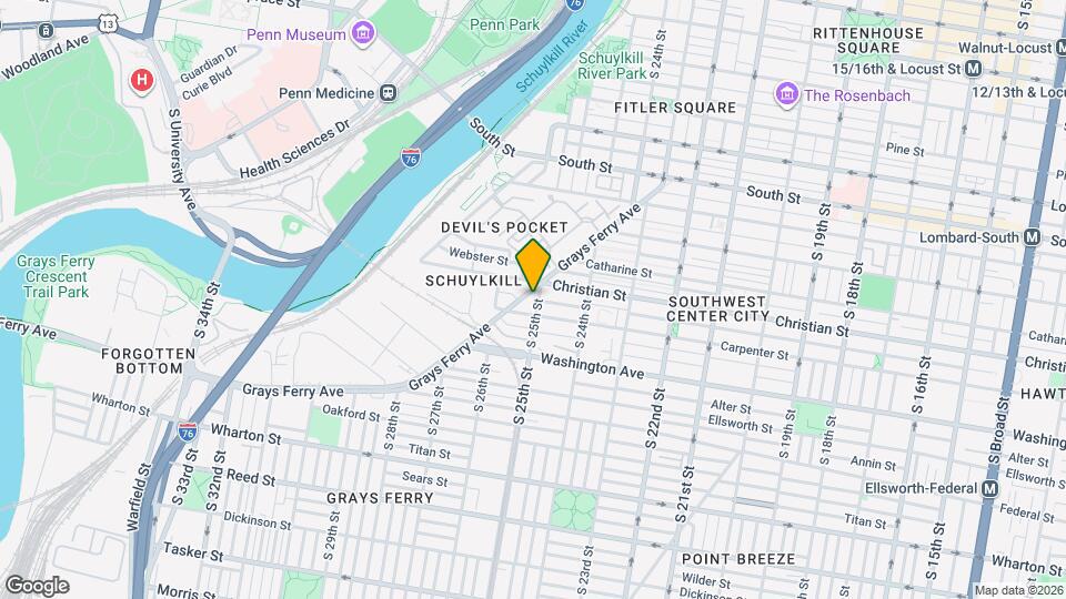 916 S 25th St Map and Location Details