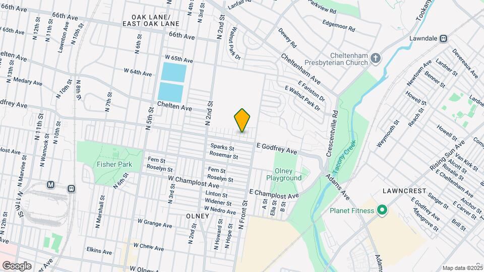 6213 N Howard St Map and Location Details