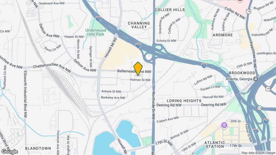 677 Holmes St NW Map and Location Details