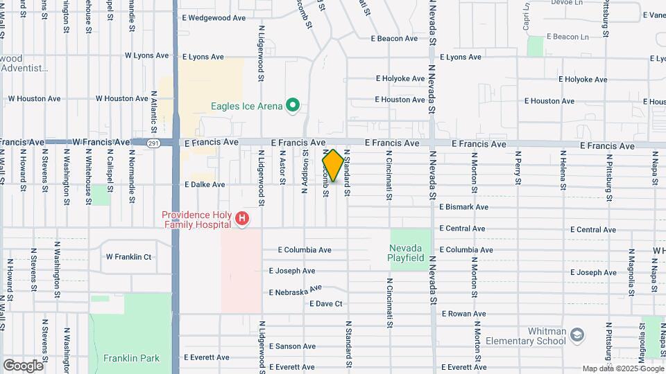 6026 N Wiscomb St Map and Location Details