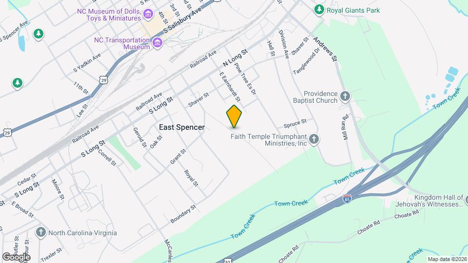 411 E Torbush St Map and Location Details