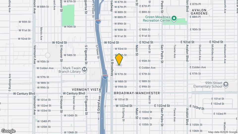 205 1/2 W Colden Ave Map and Location Details