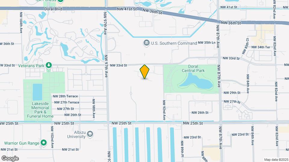 NW 92nd Ave Mapa y Detalles de la Ubicación