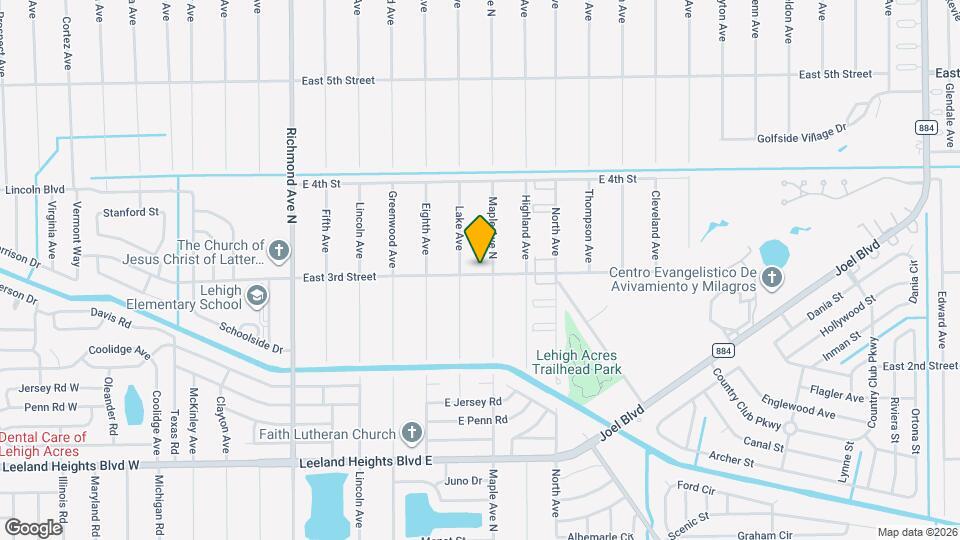 907 East 3rd Street Map and Location Details