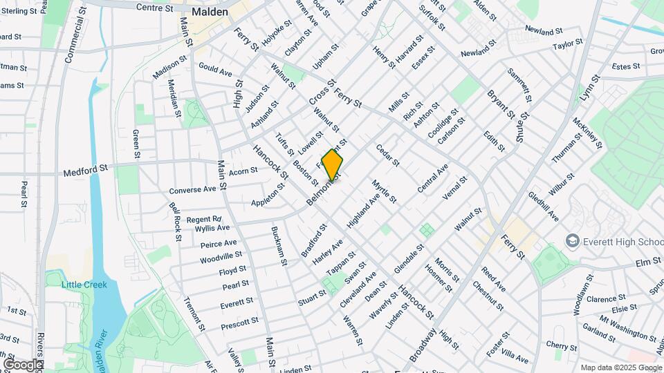 141 Belmont St-Unit -1 Map and Location Details