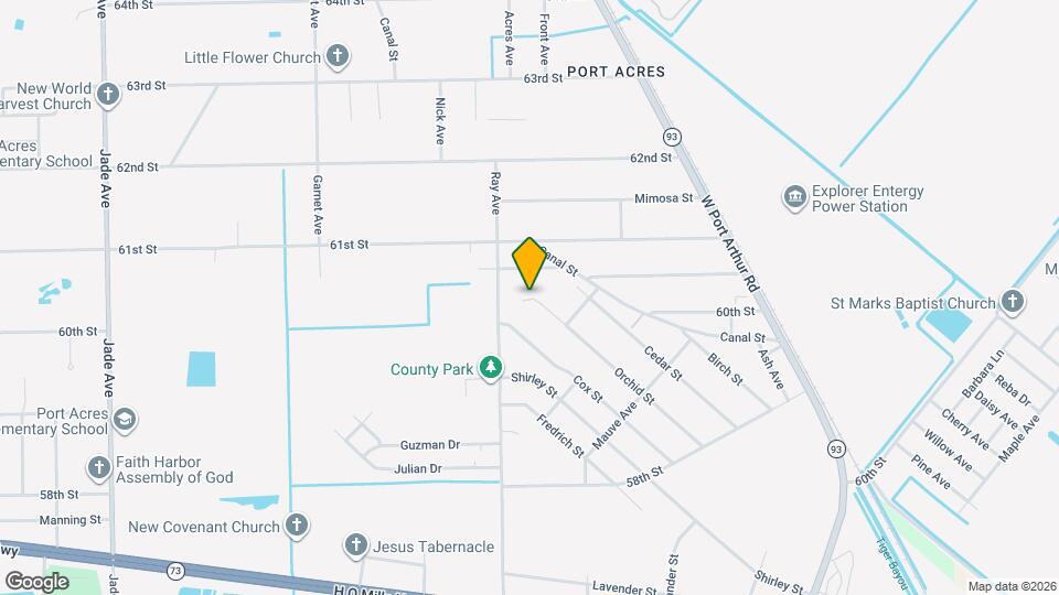 2357 Orchid St Map and Location Details