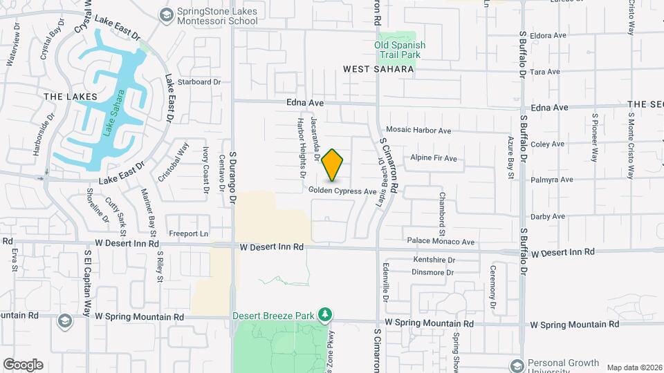 8326 Golden Cypress Ave Map and Location Details