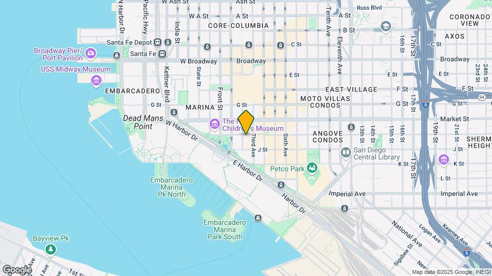221 Island Ave Map and Location Details