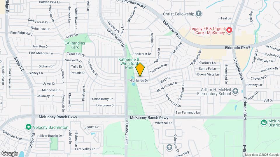 4812 Highlands Dr Map and Location Details