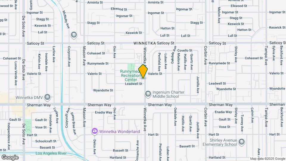 7315 Winnetka Ave, Unit 105 Map and Location Details