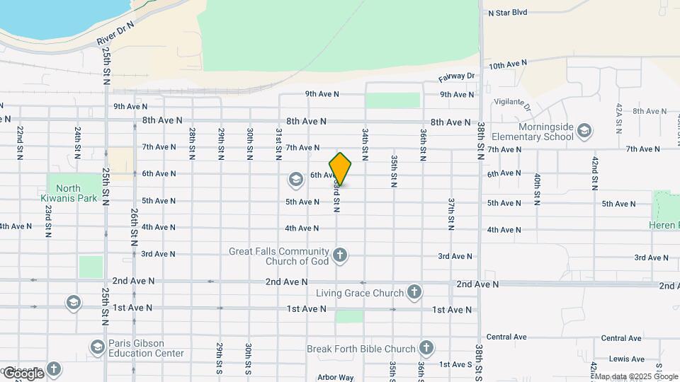 511 33rd St N Map and Location Details