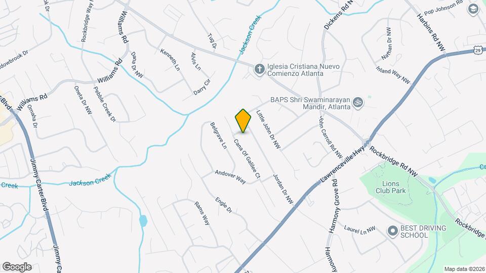 5748 Jordanaire Pl NW Map and Location Details