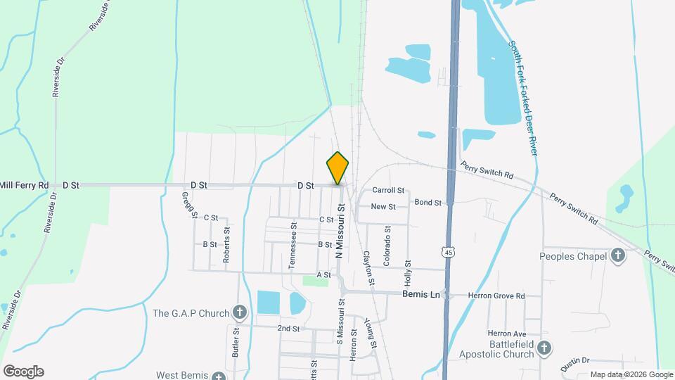 225 N Missouri St Map and Location Details