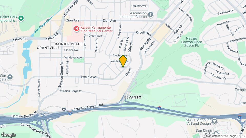 4948 Twain Ave Map and Location Details