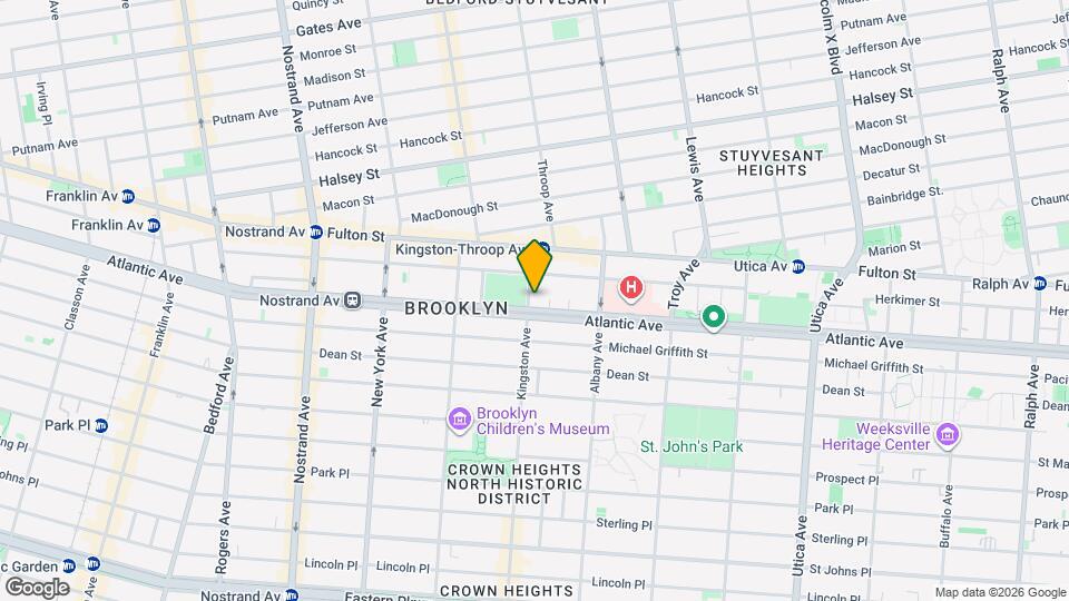 43 Kingston Ave, Unit 1a Mapa y Detalles de la Ubicación