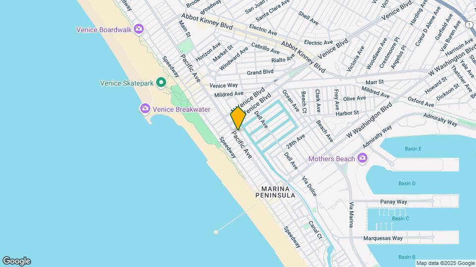 2314 Pacific, Unit E Map and Location Details